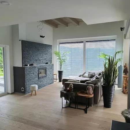 别墅 Modern House In The Woods With A View Of Millstaettersee *