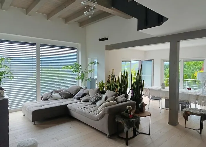 Modern House In The Woods With A View Of Millstaettersee Millstatt