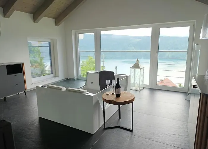 Villa Modern House In The Woods With A View Of Millstaettersee *